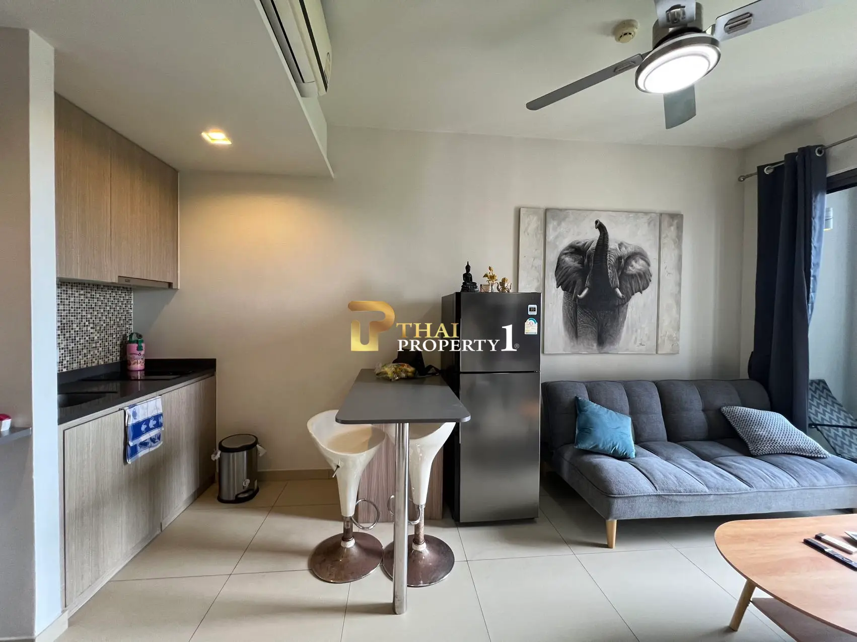 Cozy 1-Bedroom Condo with City View At Unixx Condo South Pattaya