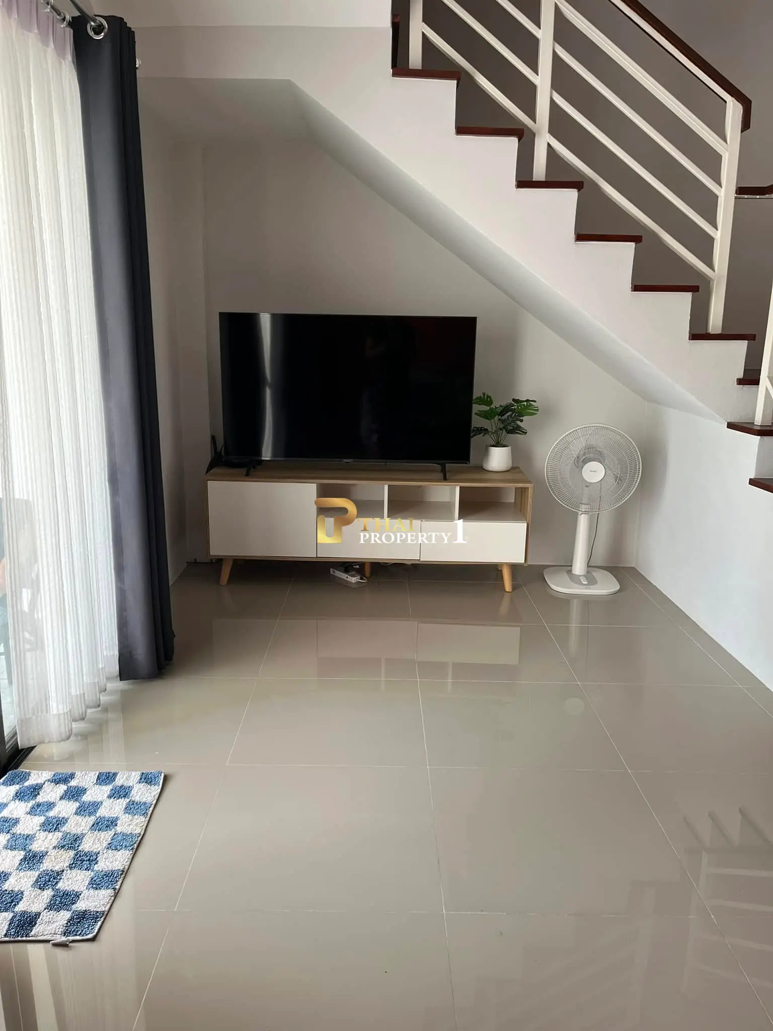 Two-Story Cozy 3-Bedroom House with Balcony and Gated in a Quiet Setting