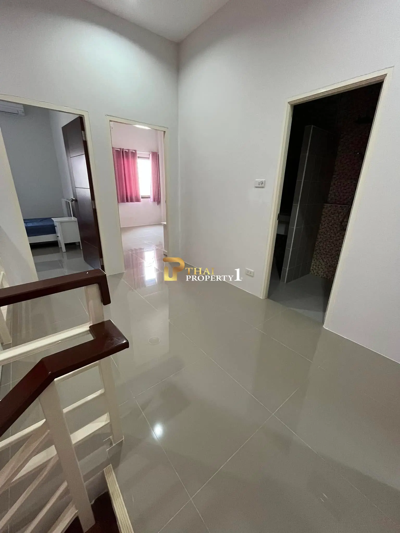Two-Story Cozy 3-Bedroom House with Balcony and Gated in a Quiet Setting
