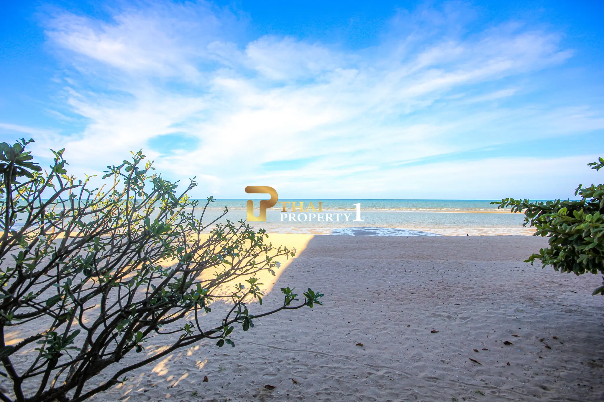Beachfront 2-Bedroom Condo with Ocean Views and Multiple Balconies at Baan Hansa Condo Cha Am