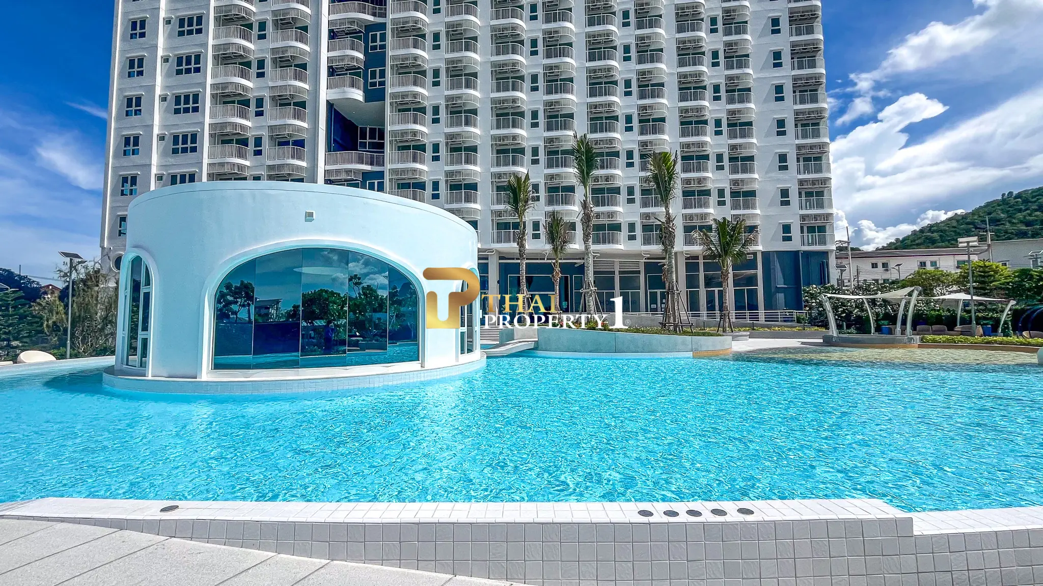 New 2-Bedroom Facing Stunning Ocean & City Views on 10th Floor At Blue Whale Condo Hua Hin