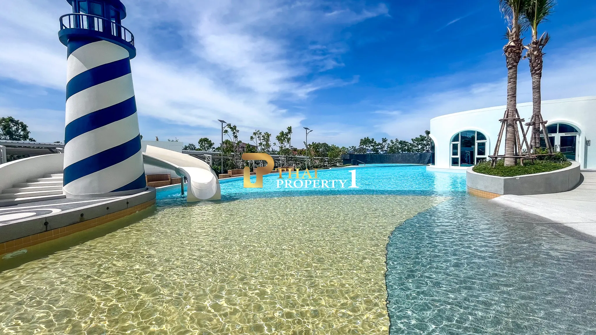 New 2-Bedroom Facing Stunning Ocean & City Views on 10th Floor At Blue Whale Condo Hua Hin