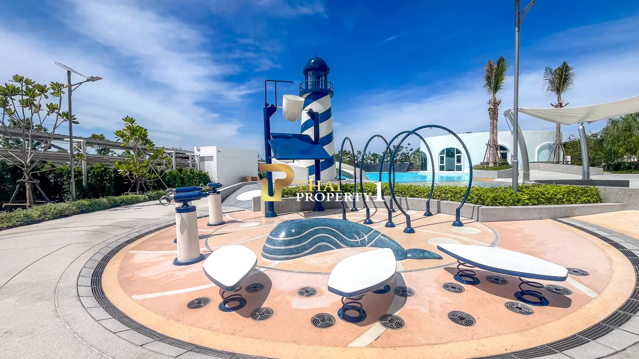 New 2-Bedroom Facing Stunning Ocean & City Views on 10th Floor At Blue Whale Condo Hua Hin
