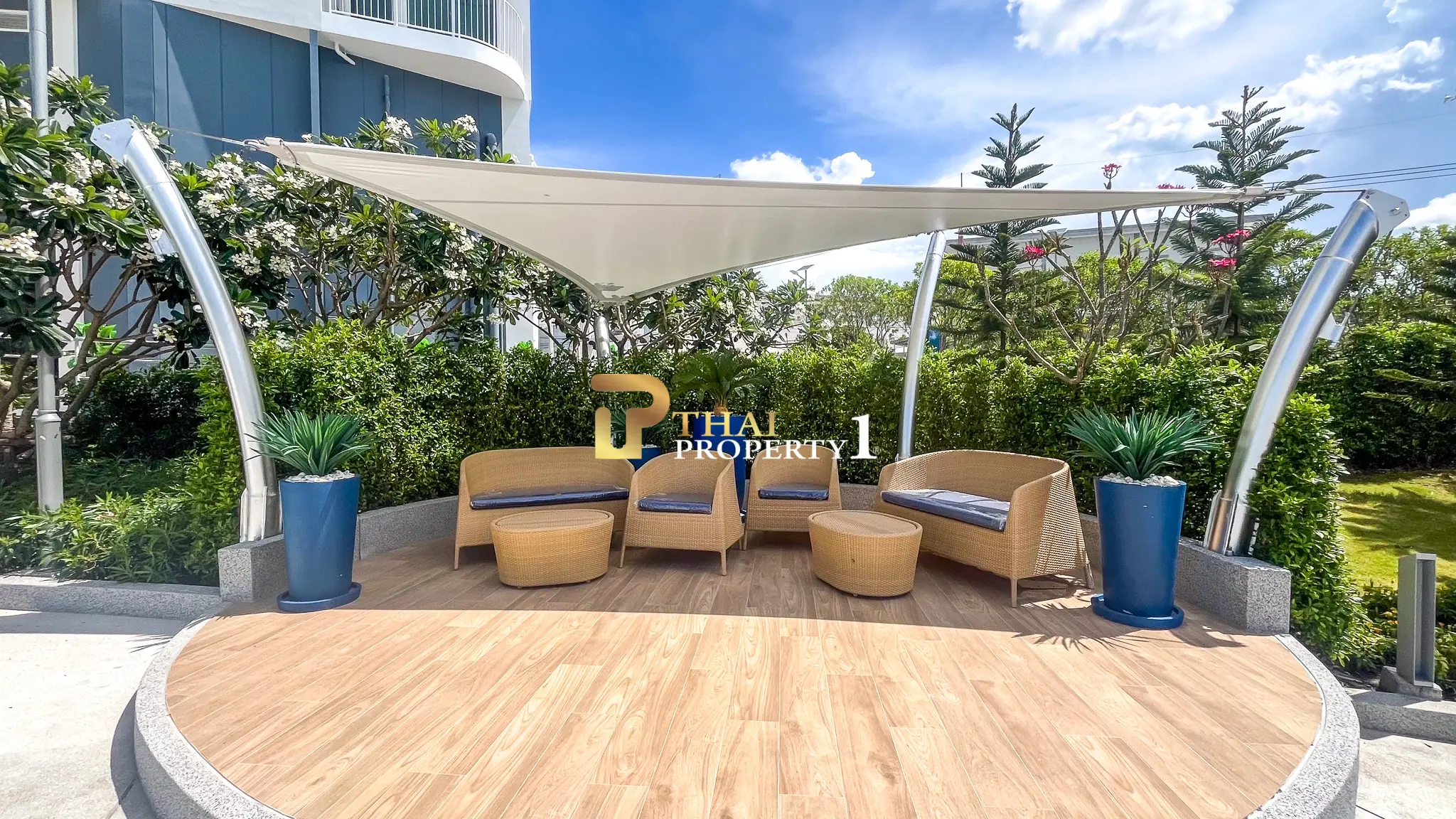 New 2-Bedroom Facing Stunning Ocean & City Views on 10th Floor At Blue Whale Condo Hua Hin