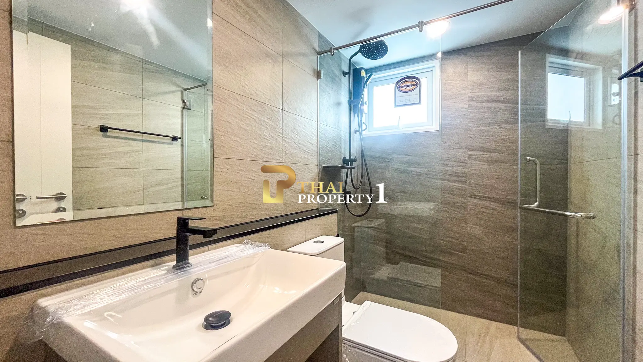 New 2-Bedroom Facing Stunning Ocean & City Views on 10th Floor At Blue Whale Condo Hua Hin