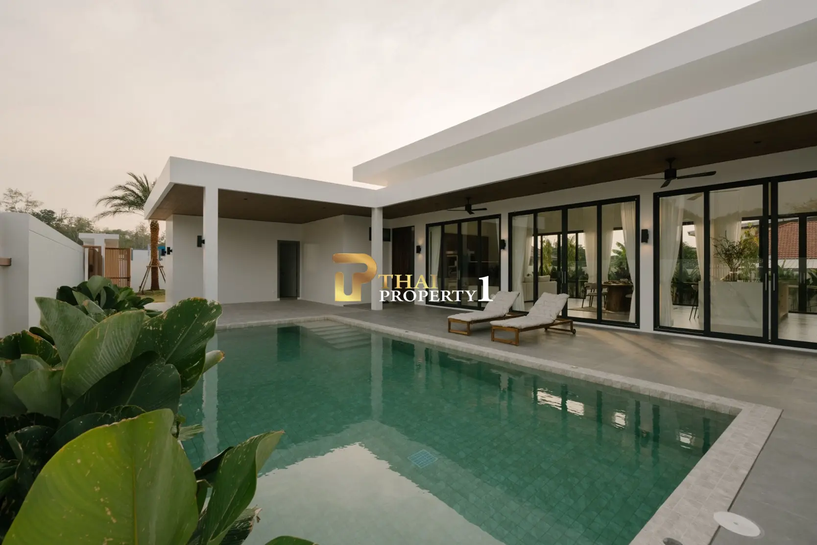 Off-Plan Modern 3 Bedroom Pool Villa in Hua Hin - Customizable Luxury Living