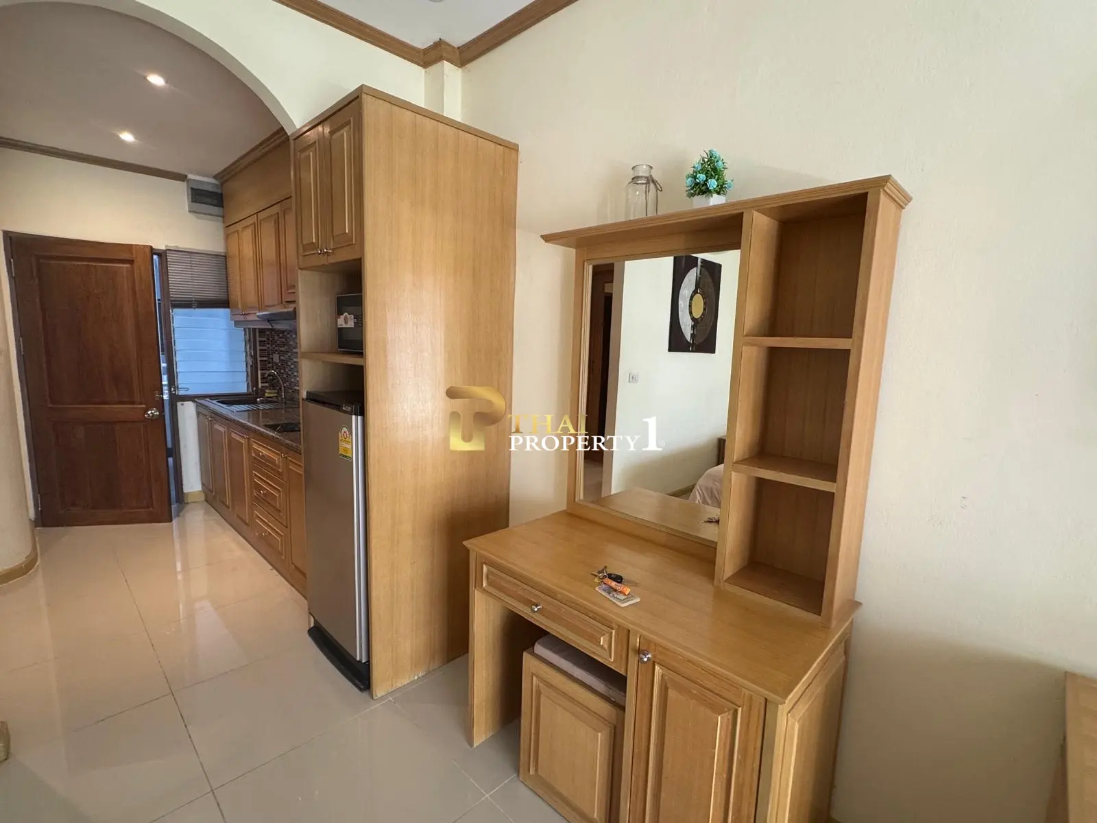 Cozy 1st Floor 1-Bedroom Condo in Jomtien, Pattaya 