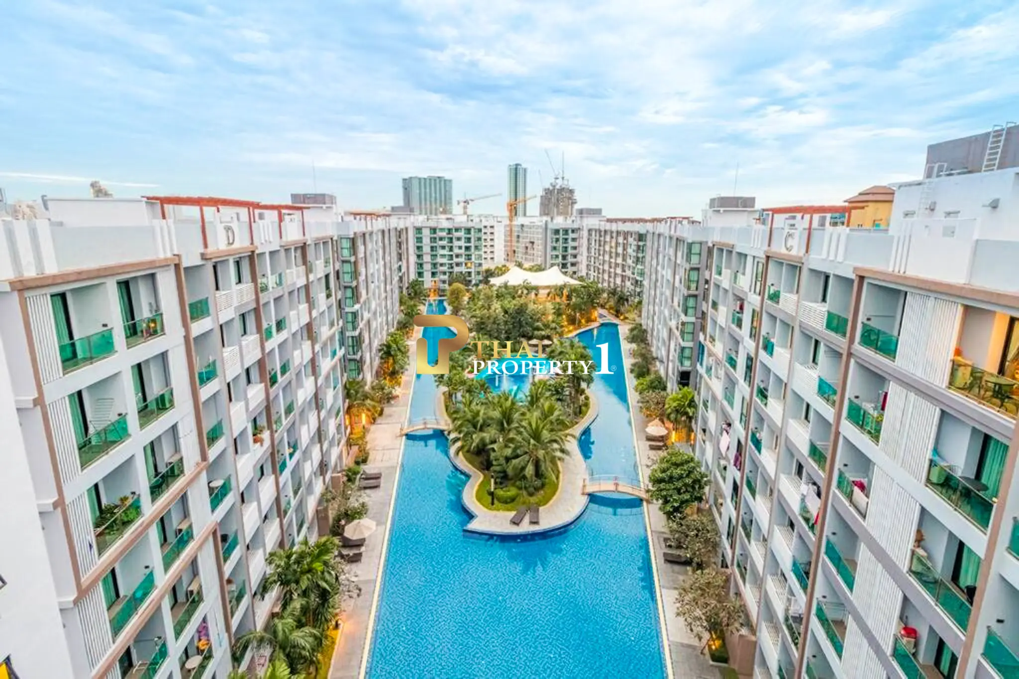 2-Bedroom Condo with Pool View for Sale at Dusit Grand Park 1 Jomtien