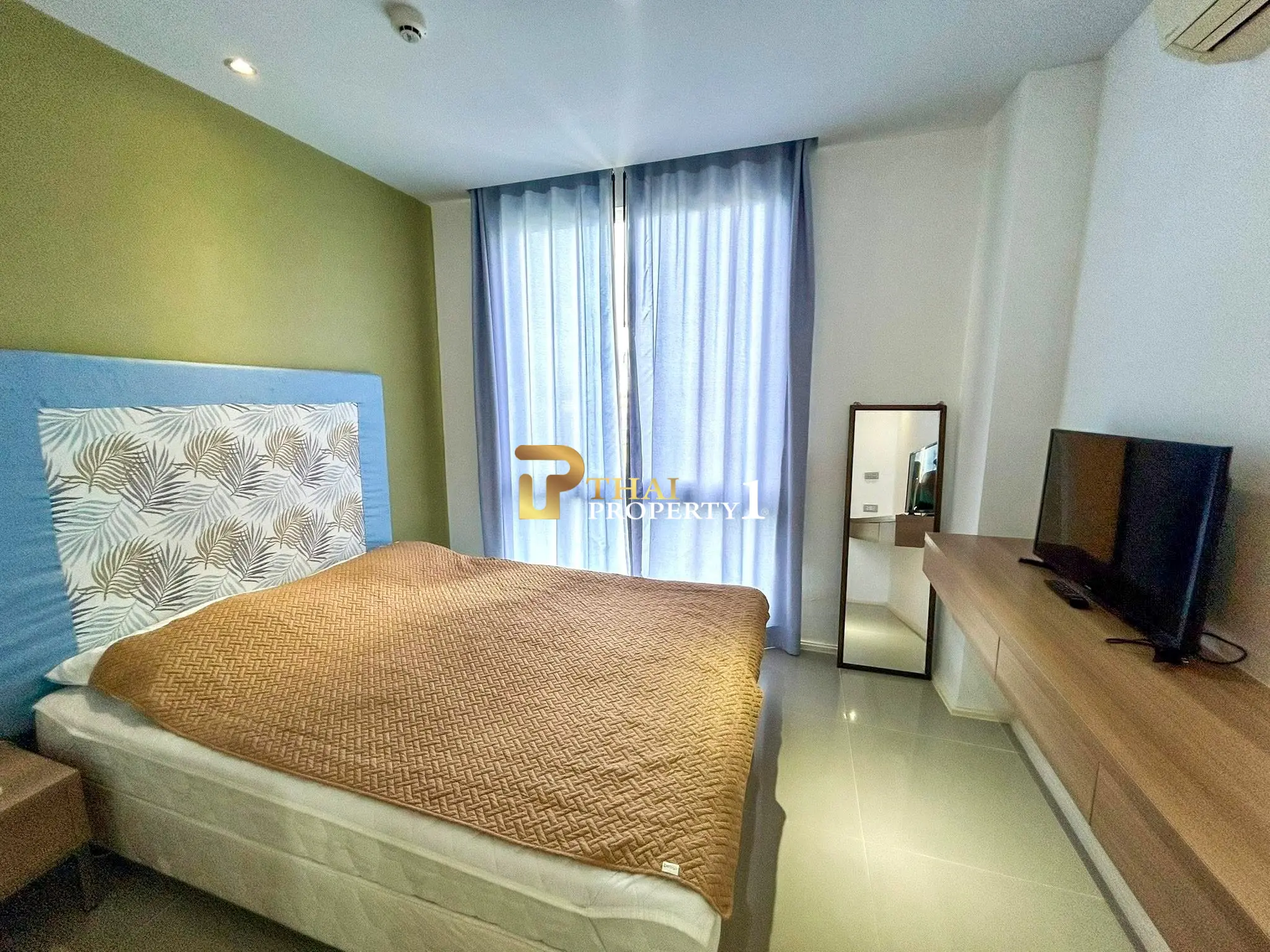 Komfortabel 2-roms leilighet med balkong i Nong Prue, Pattaya