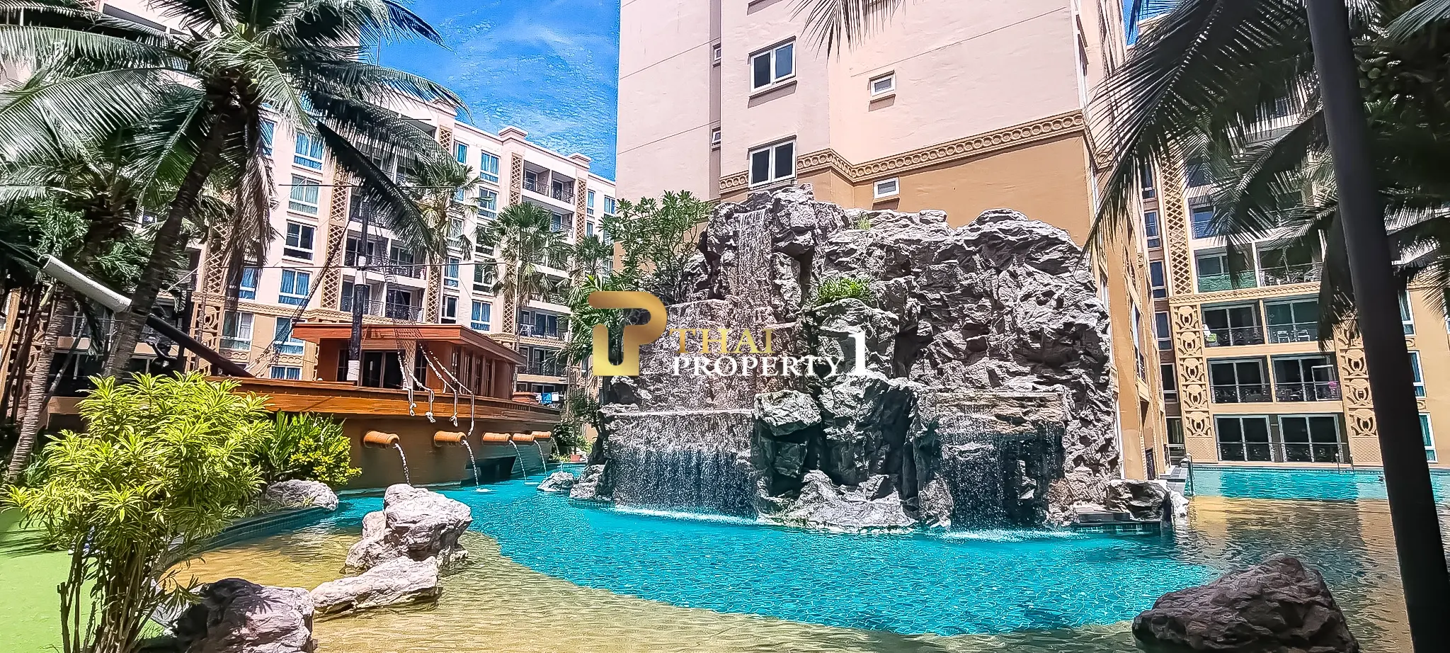 Komfortabel 2-roms leilighet med balkong i Nong Prue, Pattaya
