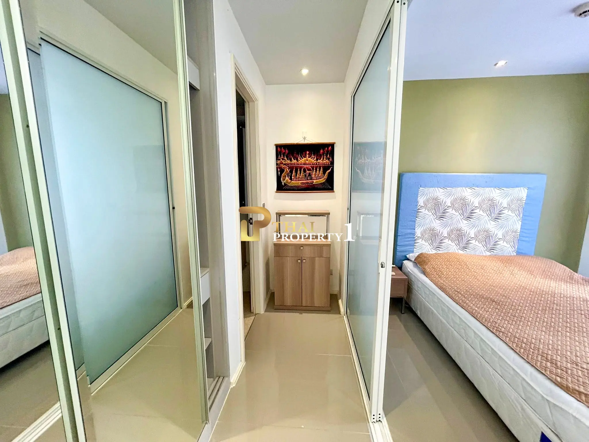 Komfortabel 2-roms leilighet med balkong i Nong Prue, Pattaya