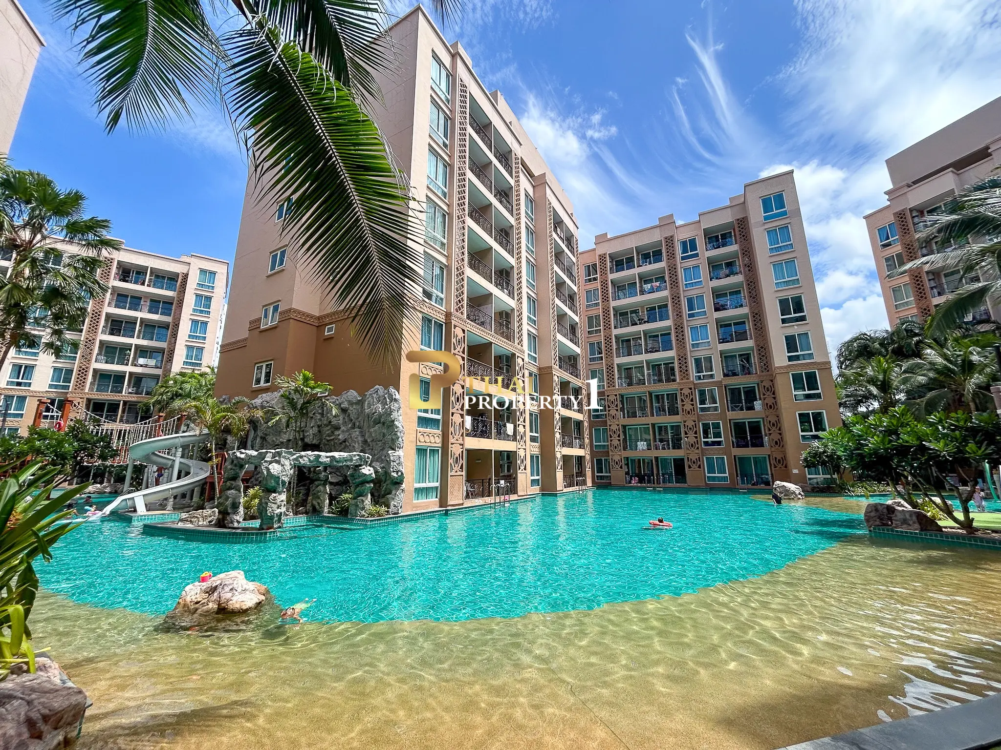 Komfortabel 2-roms leilighet med balkong i Nong Prue, Pattaya