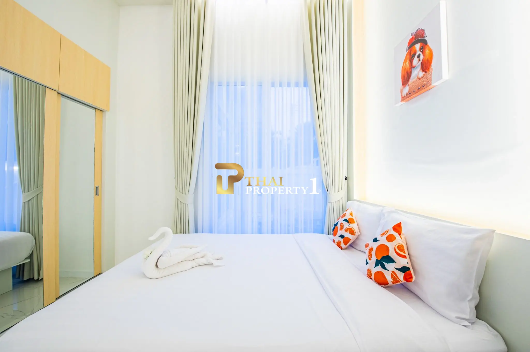 Lys og romslig 3-roms, 3-bad enetasjes villa i Huai Yai, Pattaya