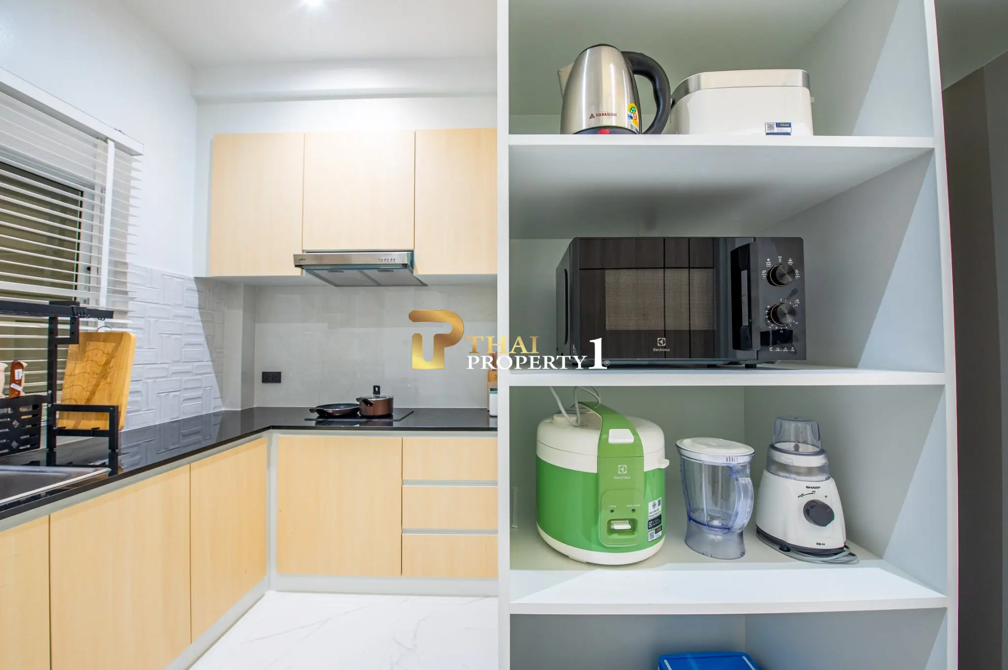 Lys og romslig 3-roms, 3-bad enetasjes villa i Huai Yai, Pattaya