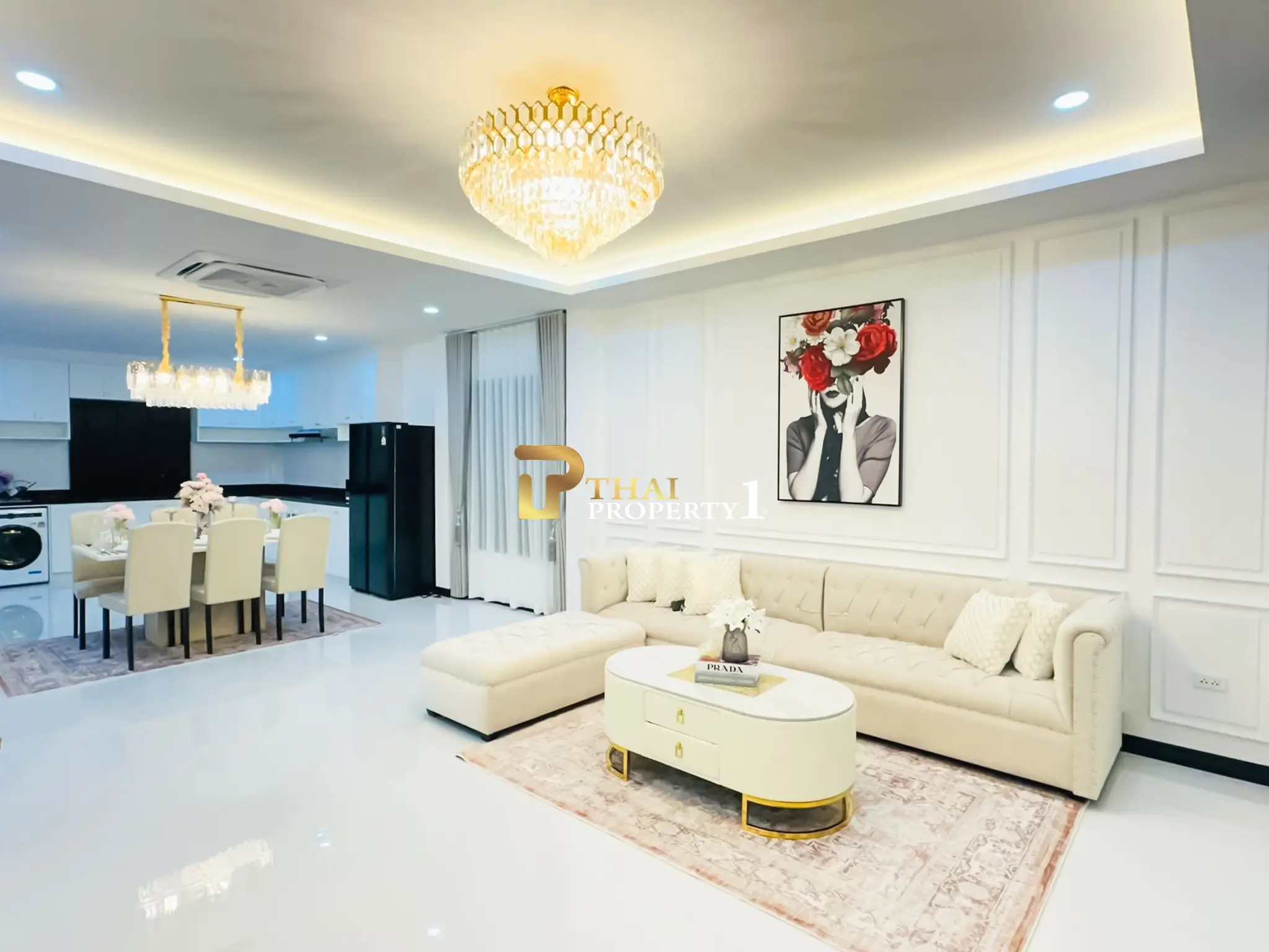 Newly Built 2-Story House Near Beach for Sale in Na Jomtien at TW Garden Hill