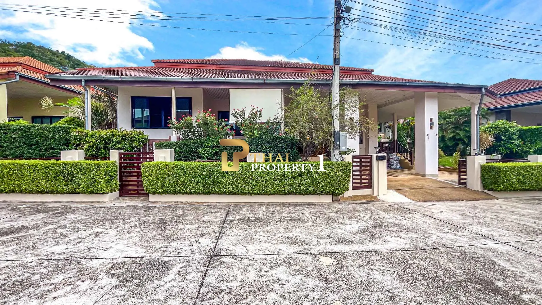 Koselig sentral familiebolig rett overfor fellesbassenget – Horizon Hua Hin, Soi 88