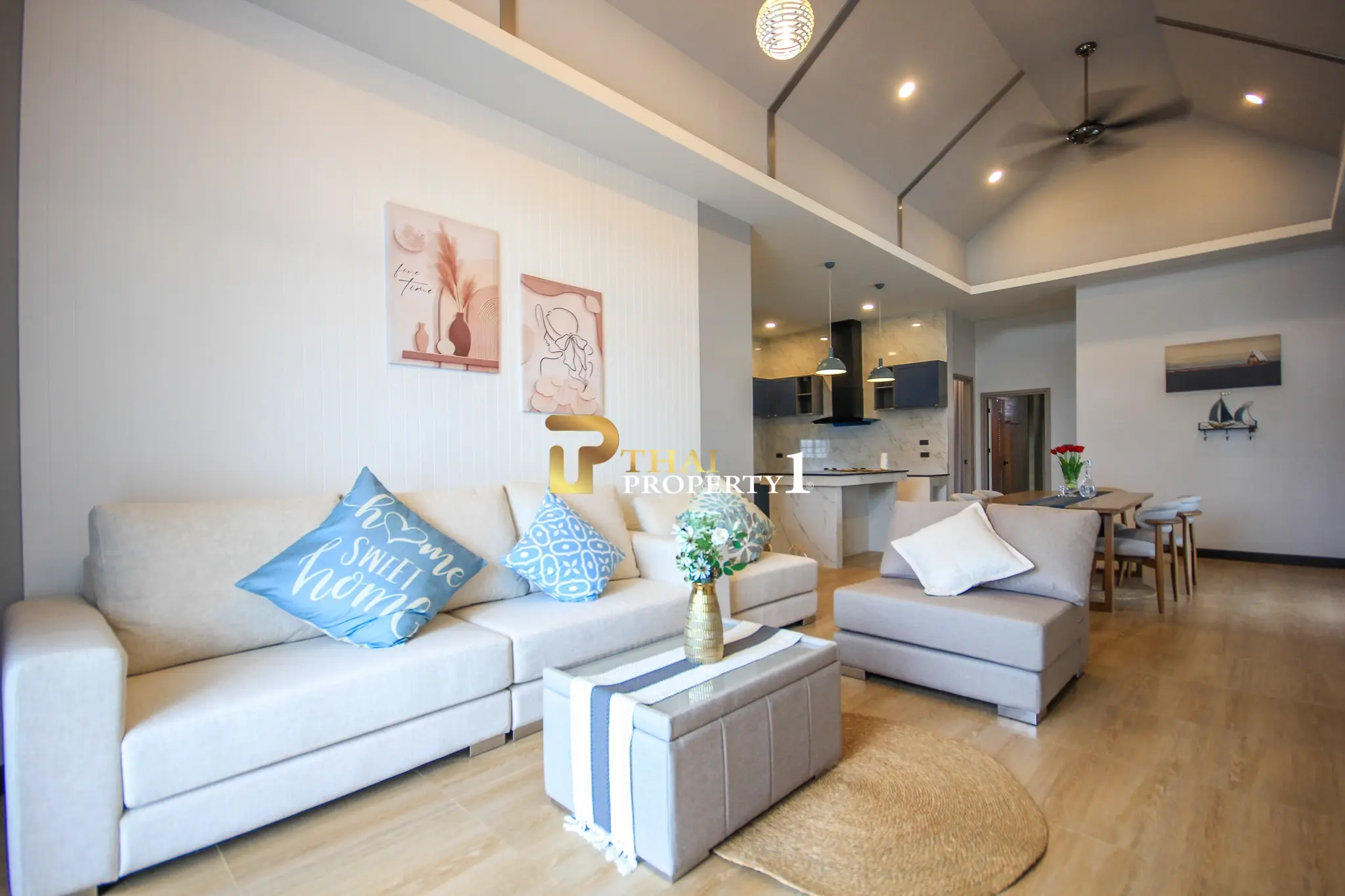 Newly Built 3-Bedroom Pool Villa for Sale in South Cha Am – The Valley One | 692.4 Sq.m. Plot | Freehold | No Fees