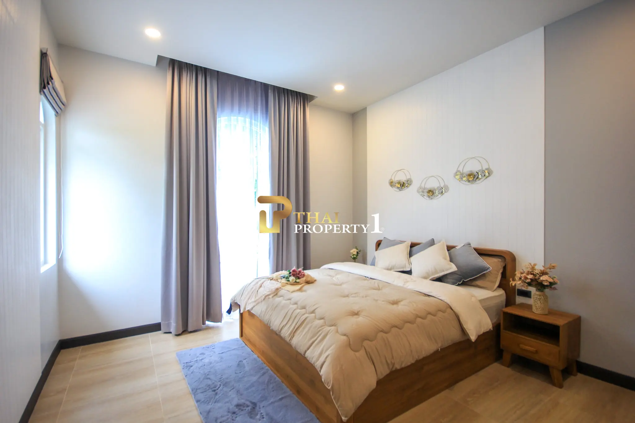 Newly Built 3-Bedroom Pool Villa for Sale in South Cha Am – The Valley One | 692.4 Sq.m. Plot | Freehold | No Fees