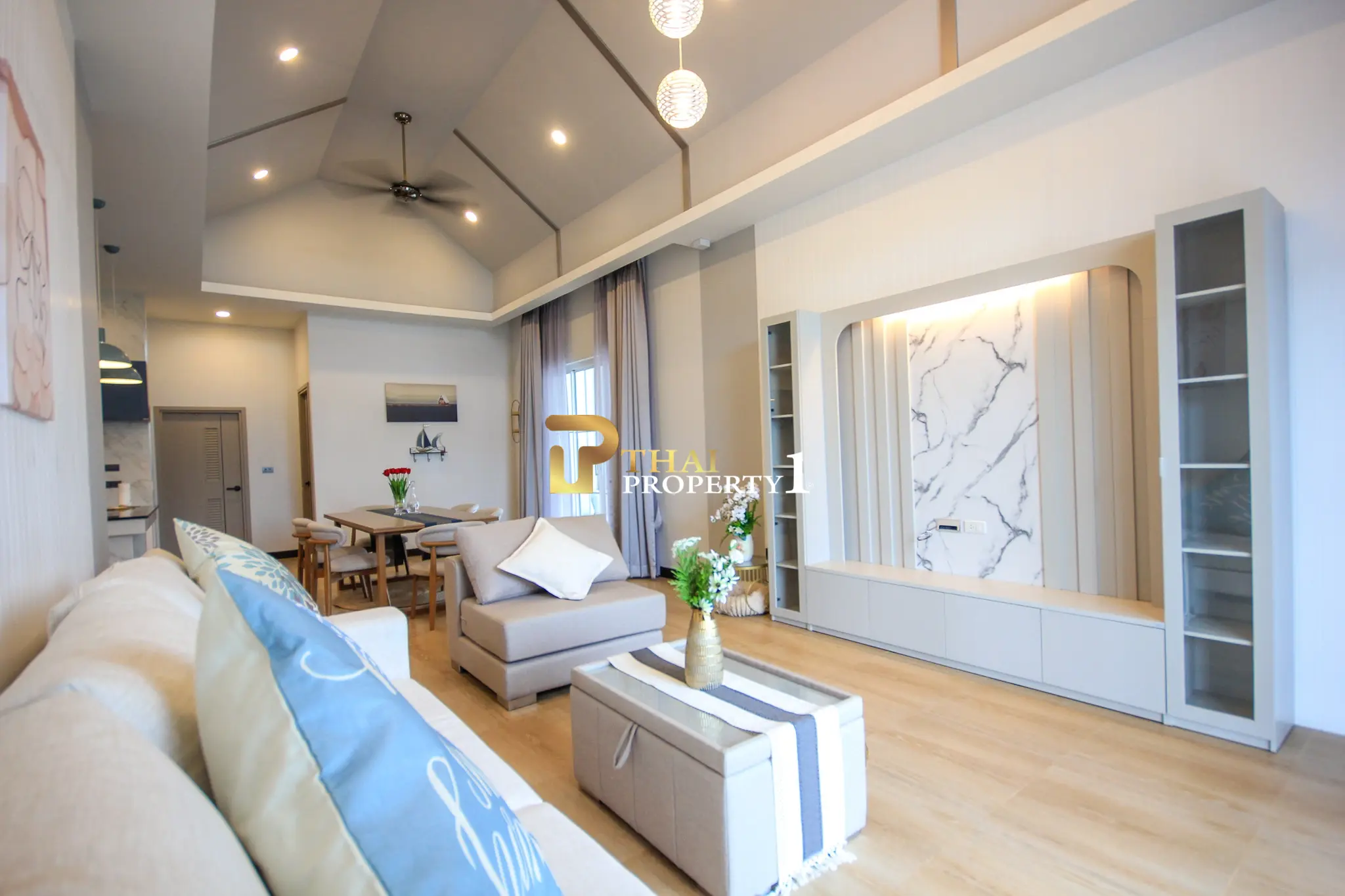 Newly Built 3-Bedroom Pool Villa for Sale in South Cha Am – The Valley One | 692.4 Sq.m. Plot | Freehold | No Fees