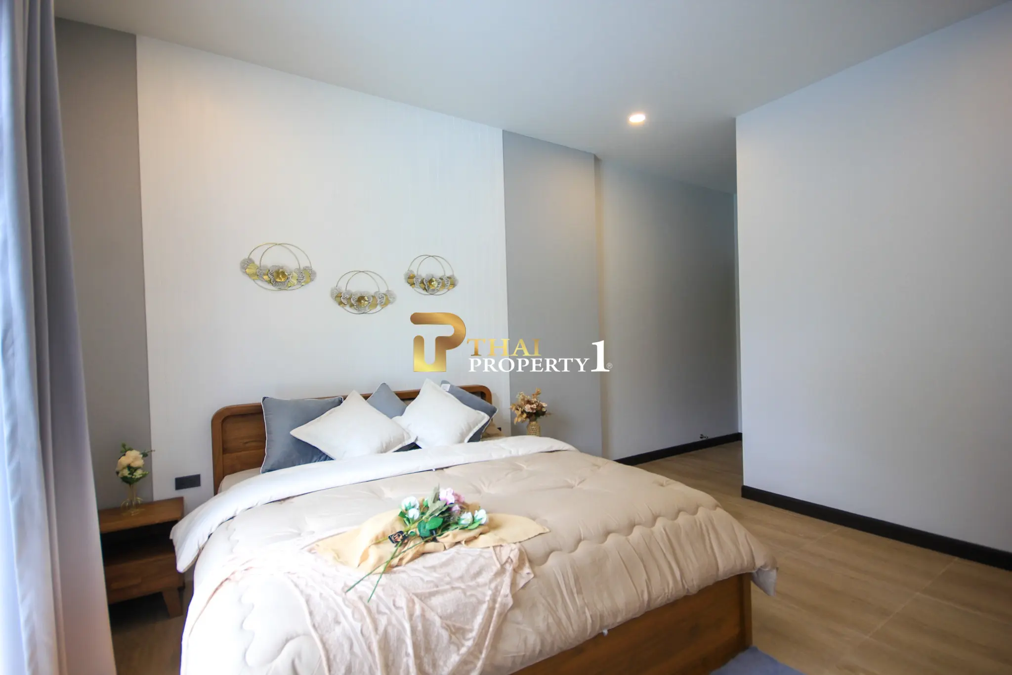 Newly Built 3-Bedroom Pool Villa for Sale in South Cha Am – The Valley One | 692.4 Sq.m. Plot | Freehold | No Fees