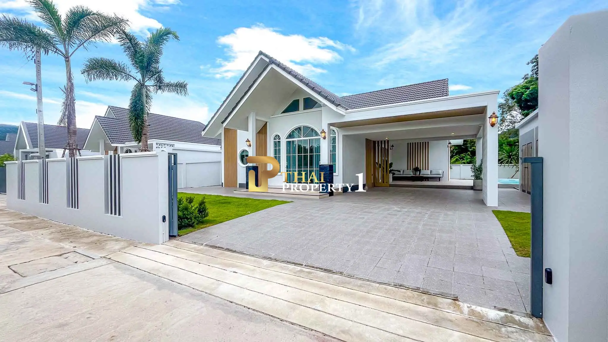 Newly Built 3-Bedroom Pool Villa for Sale in South Cha Am – The Valley One | 692.4 Sq.m. Plot | Freehold | No Fees