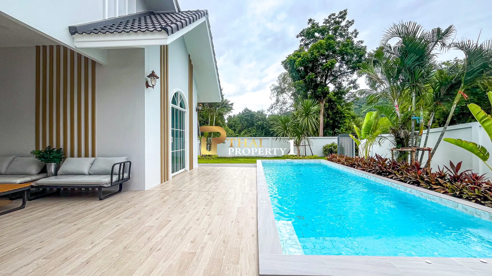 Newly Built 3-Bedroom Pool Villa for Sale in South Cha Am – The Valley One | 692.4 Sq.m. Plot | Freehold | No Fees