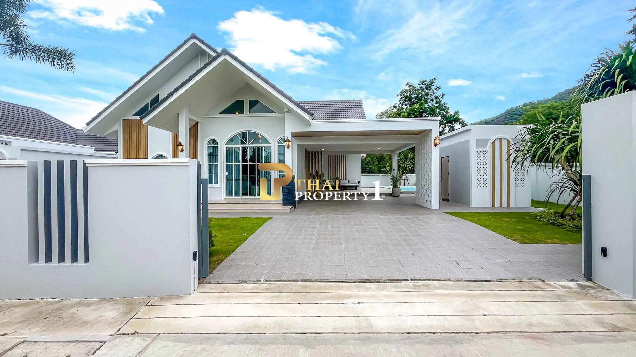 Newly Built 3-Bedroom Pool Villa for Sale in South Cha Am – The Valley One | 692.4 Sq.m. Plot | Freehold | No Fees