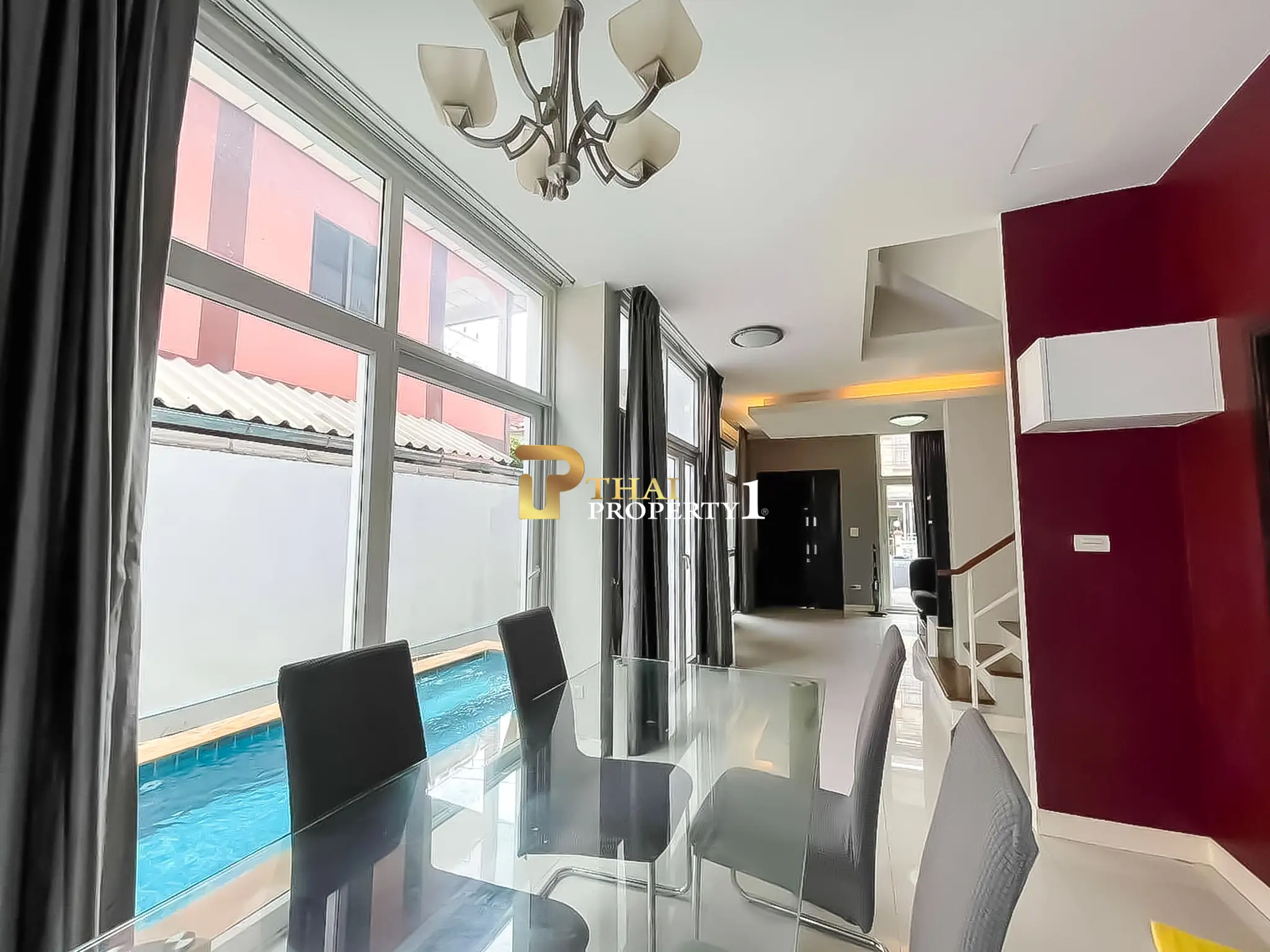 Corner 2-Bedroom Townhouse with Private Pool for Sale in Khao Talo Pattaya