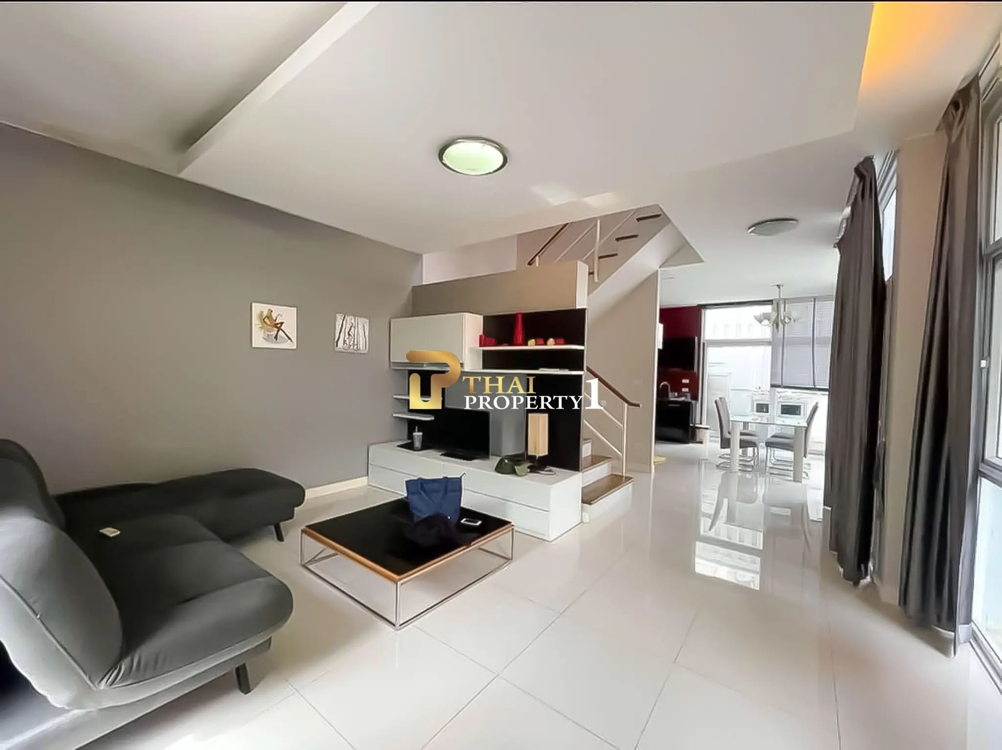 Corner 2-Bedroom Townhouse with Private Pool for Sale in Khao Talo Pattaya