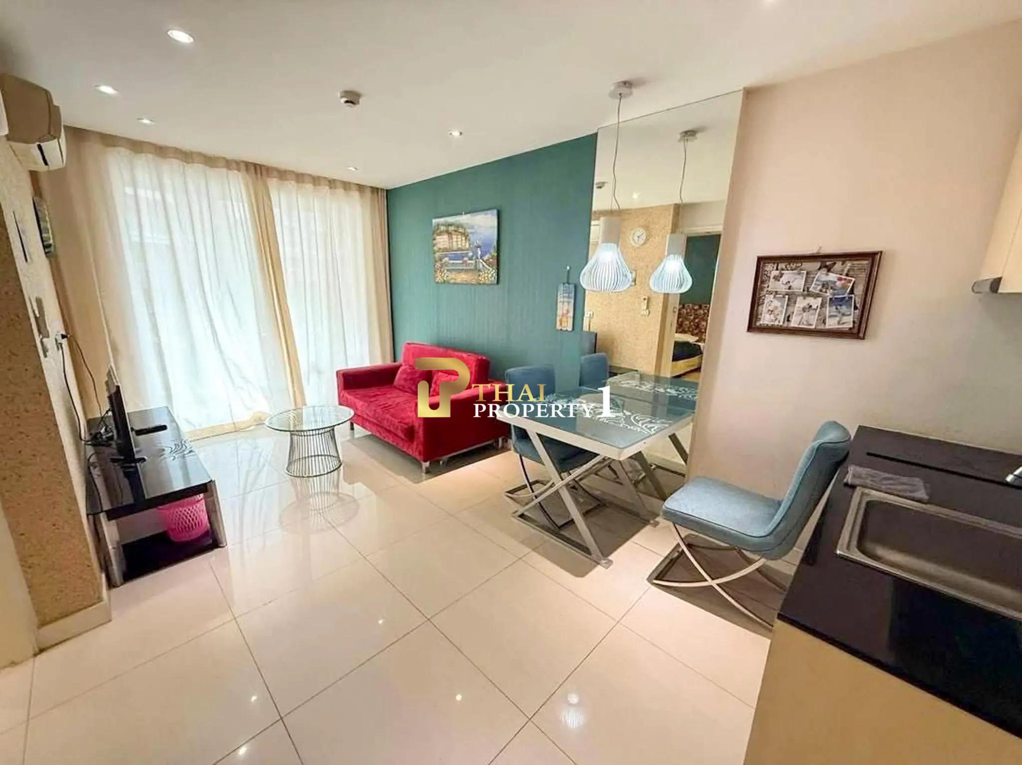 1 Bedroom Pool Access Condo for Sale in Jomtien - Grande Caribbean Condo Resort Pattaya