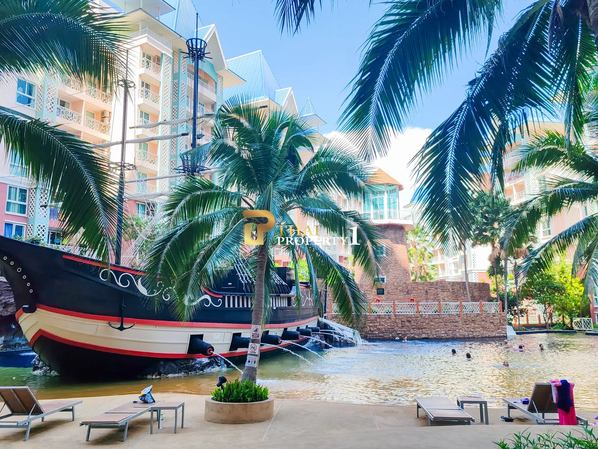 1 Bedroom Pool Access Condo for Sale in Jomtien - Grande Caribbean Condo Resort Pattaya