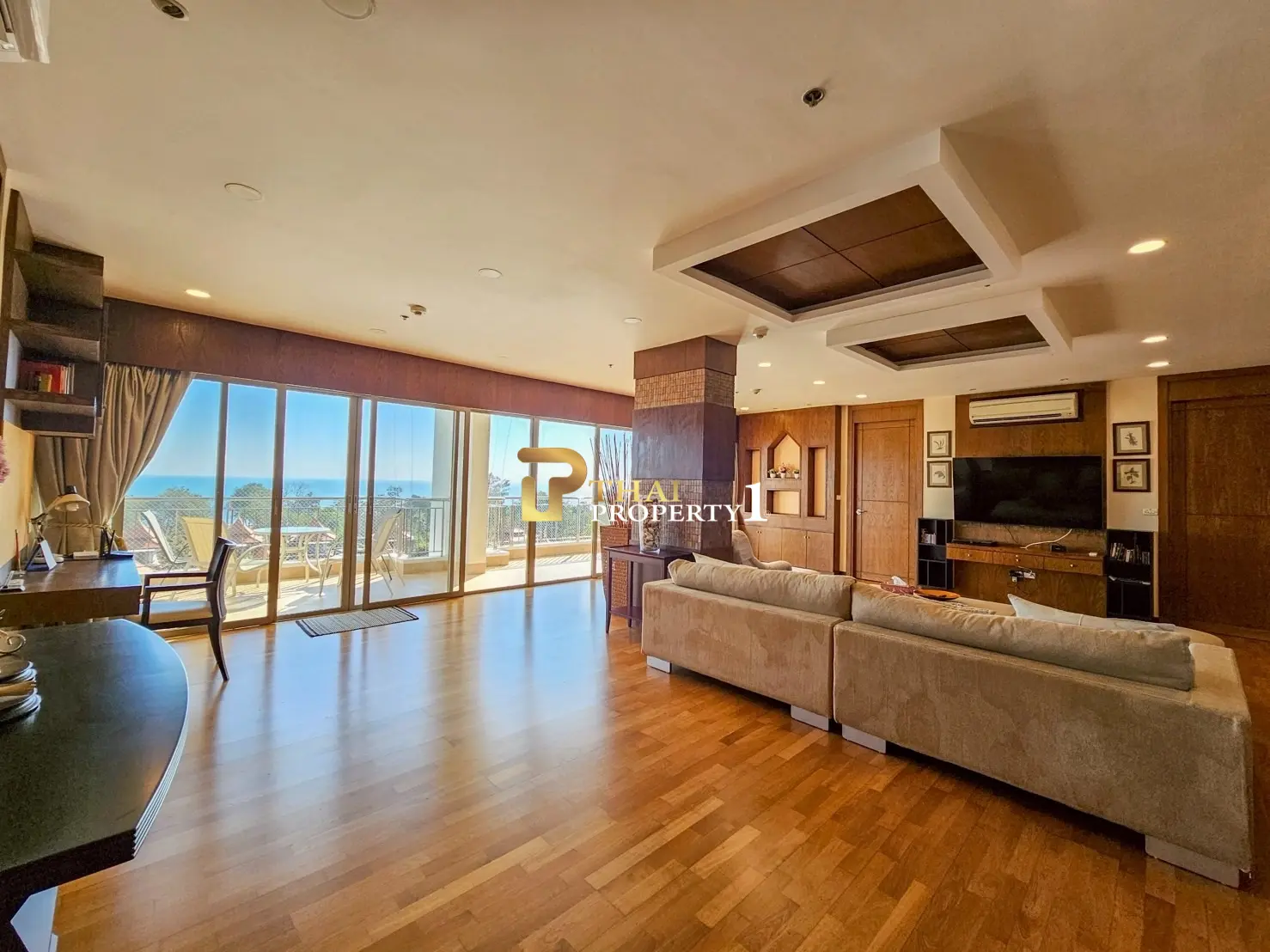 Spacious 3BR Condo with Sea Views – 190 Sq.m. on 7th Floor | Boat House Hua Hin