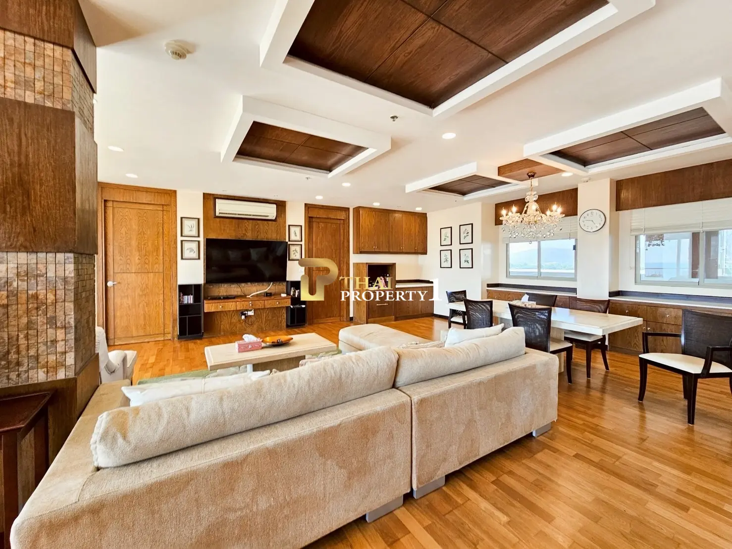 Spacious 3BR Condo with Sea Views – 190 Sq.m. on 7th Floor | Boat House Hua Hin
