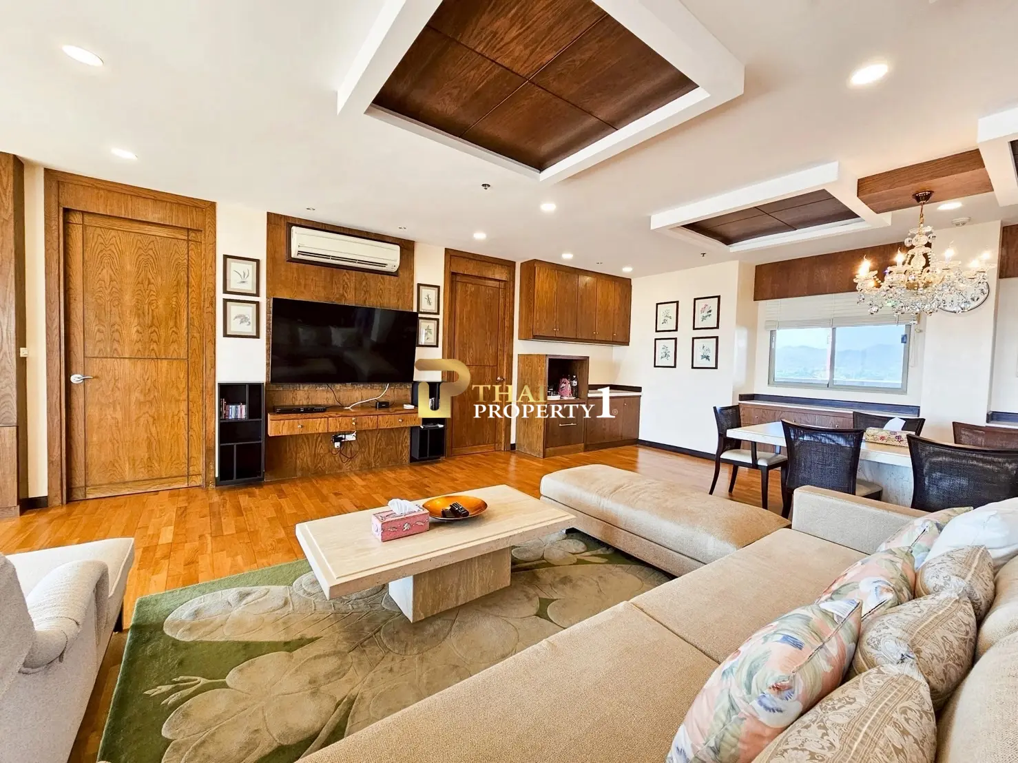 Spacious 3BR Condo with Sea Views – 190 Sq.m. on 7th Floor | Boat House Hua Hin
