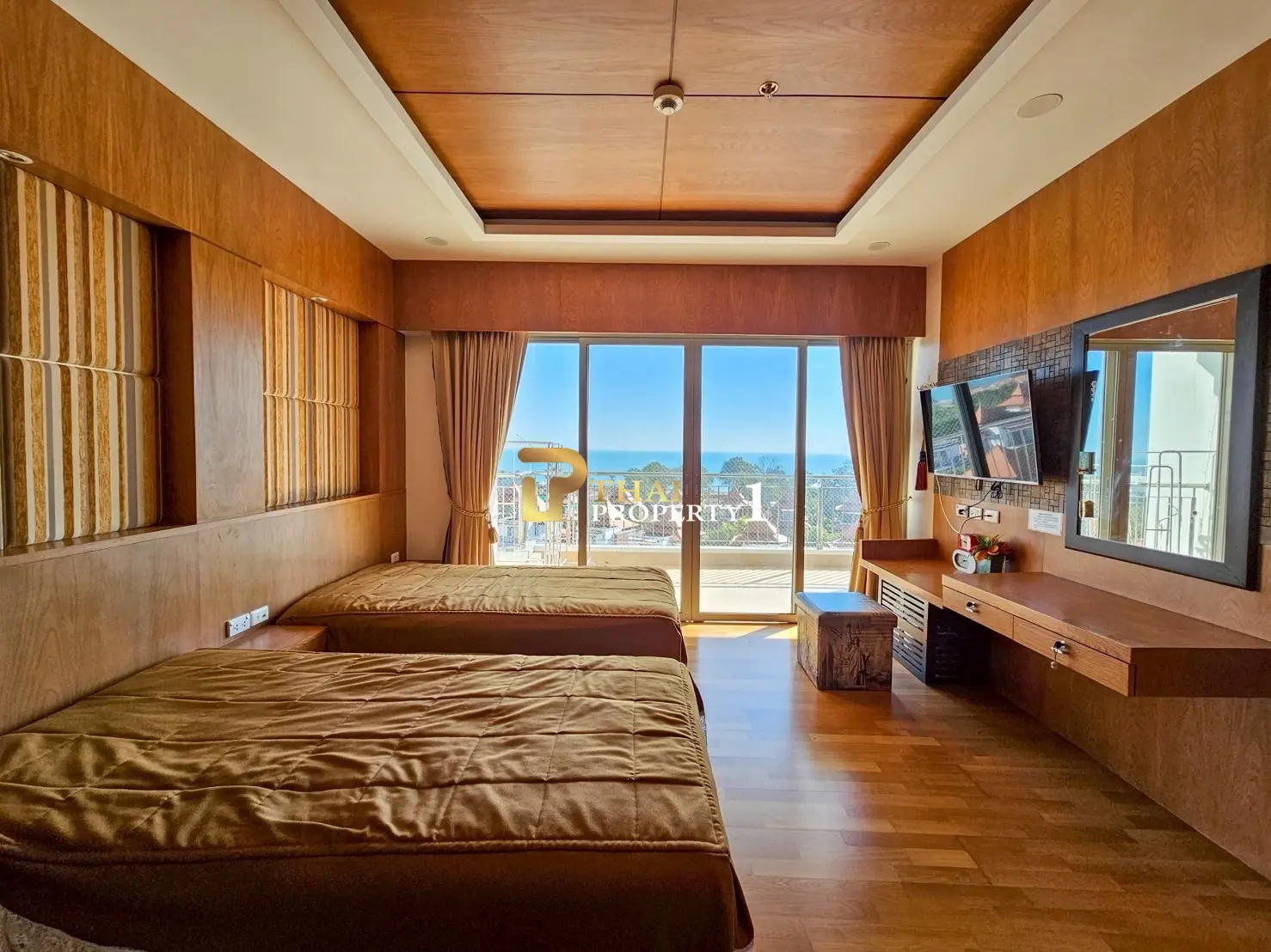 Spacious 3BR Condo with Sea Views – 190 Sq.m. on 7th Floor | Boat House Hua Hin