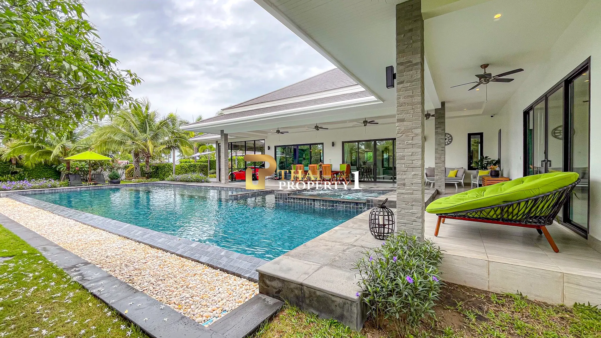 Beautifully 4 Bedroom Corner Plot Pool Villa For Sale - Hua Hin/Cha Am The Clouds 1