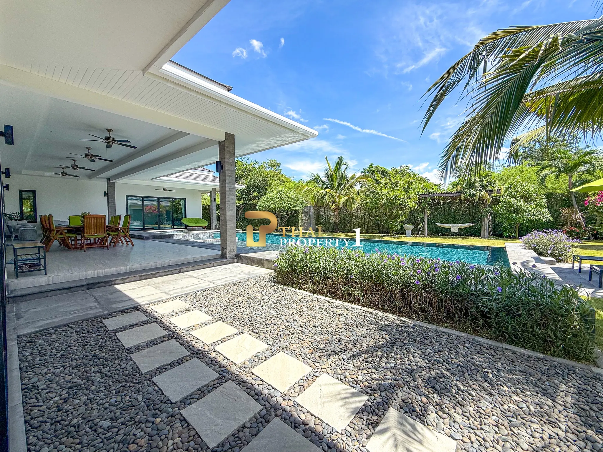 Beautifully 4 Bedroom Corner Plot Pool Villa For Sale - Hua Hin/Cha Am The Clouds 1