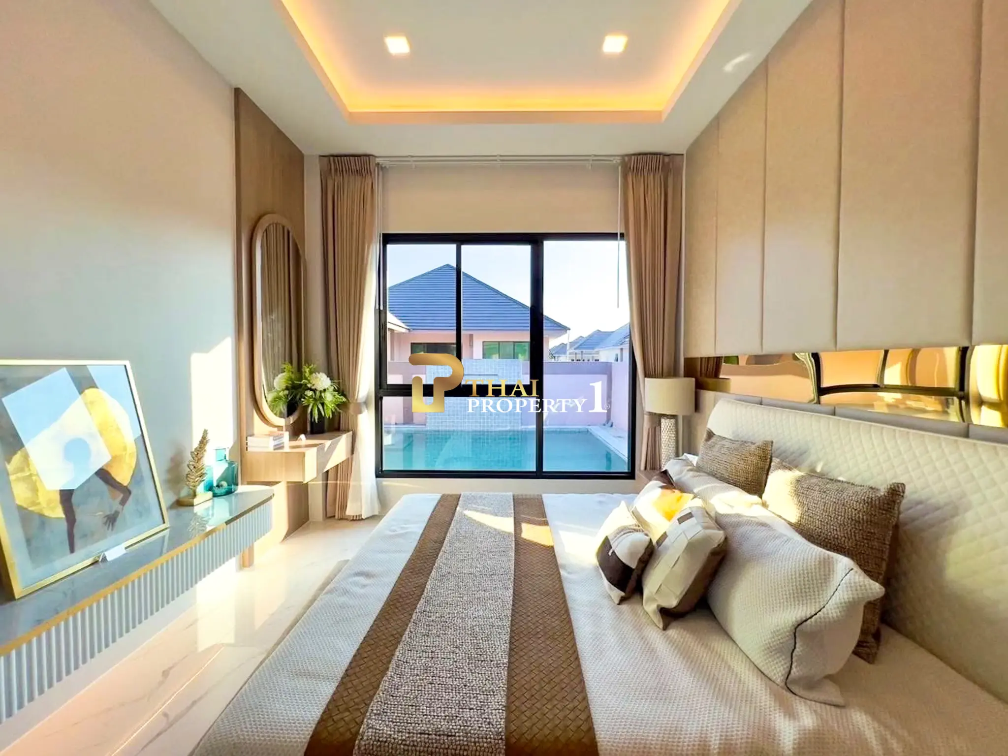 4-Bedroom House for Sale in The Lake Huay Yai, Show House Unit, Fully Furnished