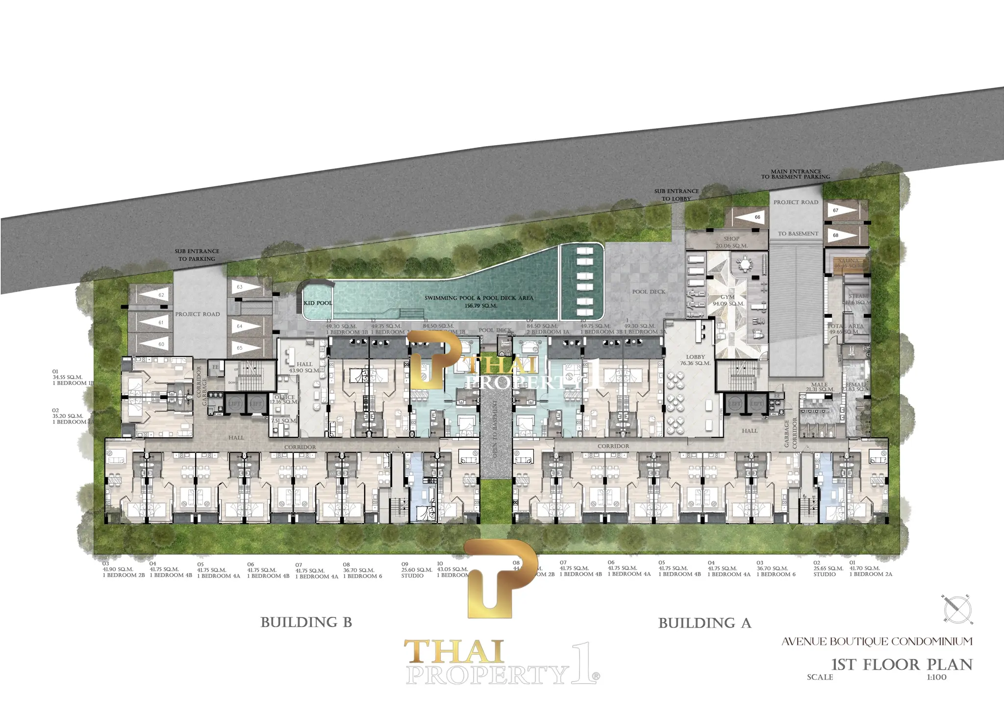 Avenue Boutique Condominium – 2 Bedroom  New Condo in the Heart of Pattaya from Only 6.81 MB