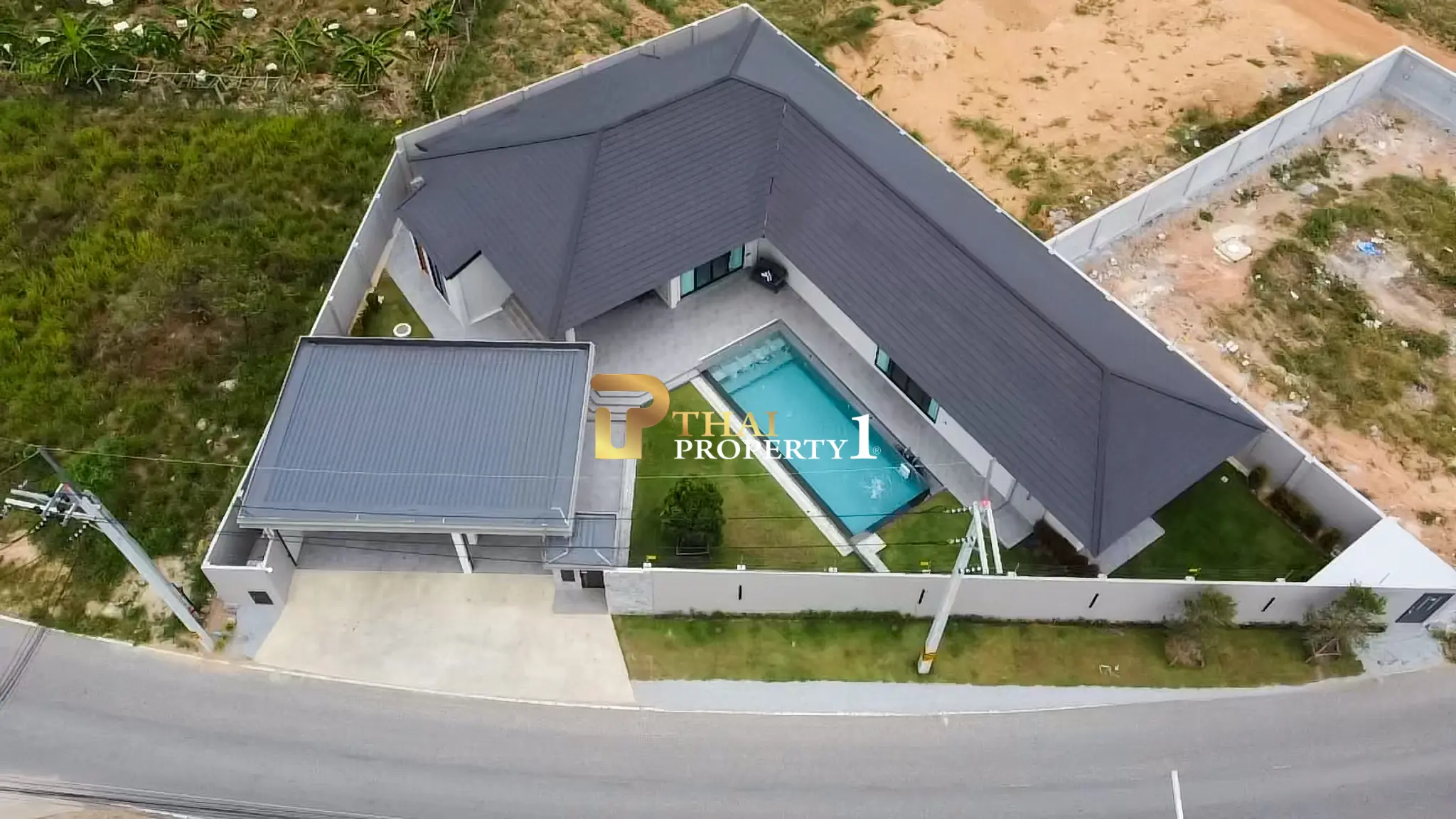 Freestanding Hilltop Luxury Pool Villa For Sale Near Mabprachan Lake 