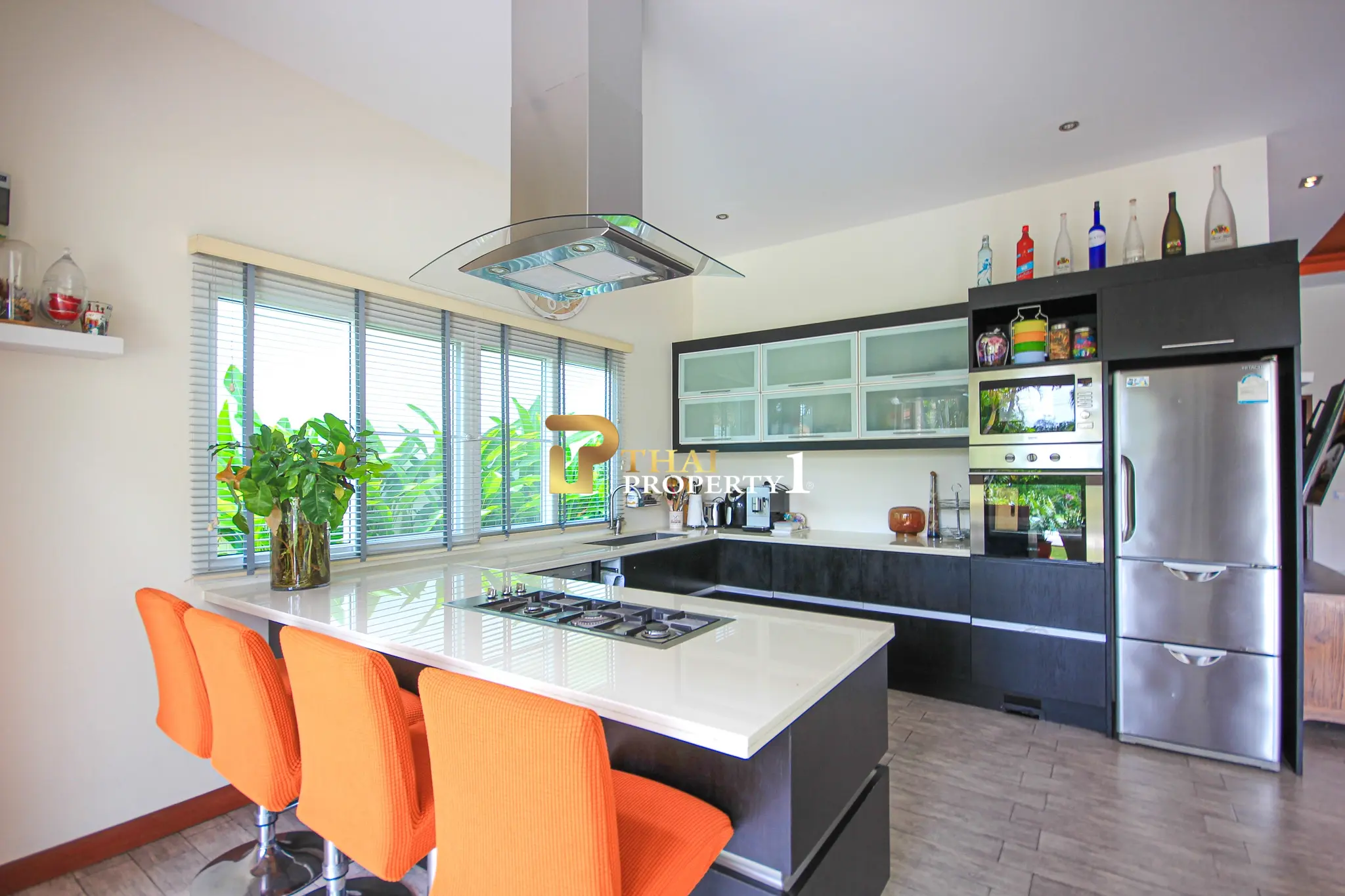 3-sengs Villa med Privat Basseng og Stor Hage i Orchid Paradise Homes, Hua Hin