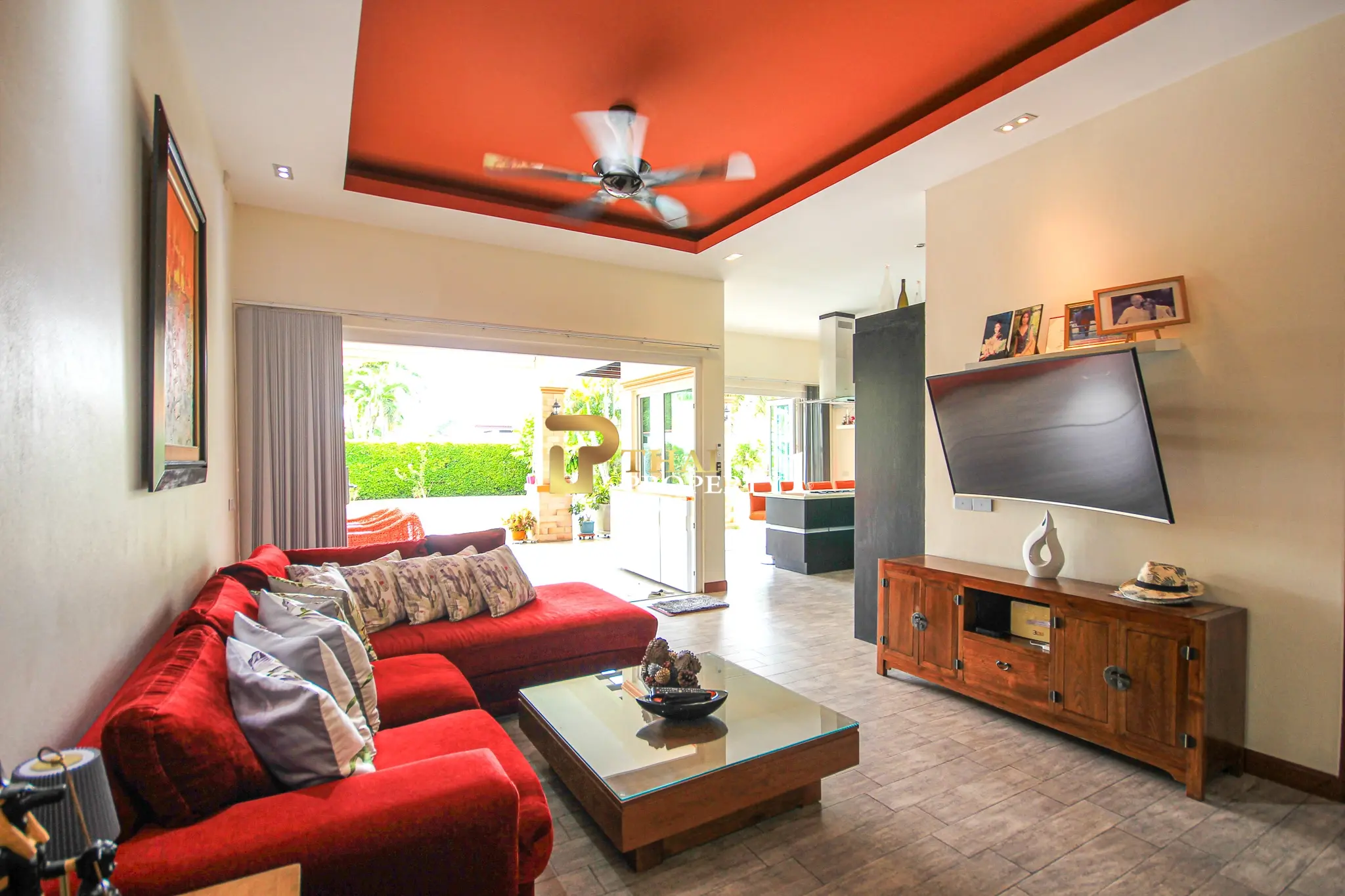 3-sengs Villa med Privat Basseng og Stor Hage i Orchid Paradise Homes, Hua Hin