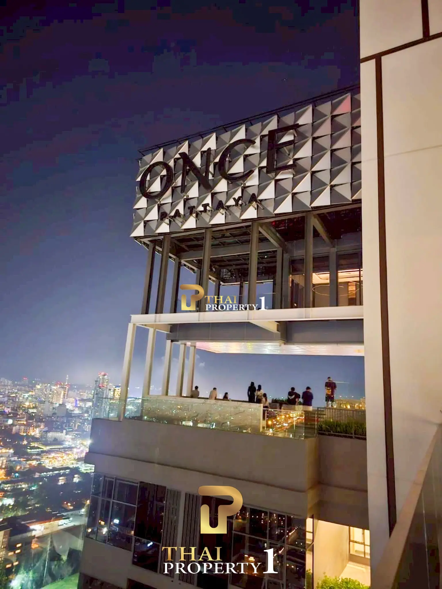FOR SALE – Fully Furnished City View Condo at Once Pattaya 1-Bedroom High Floor