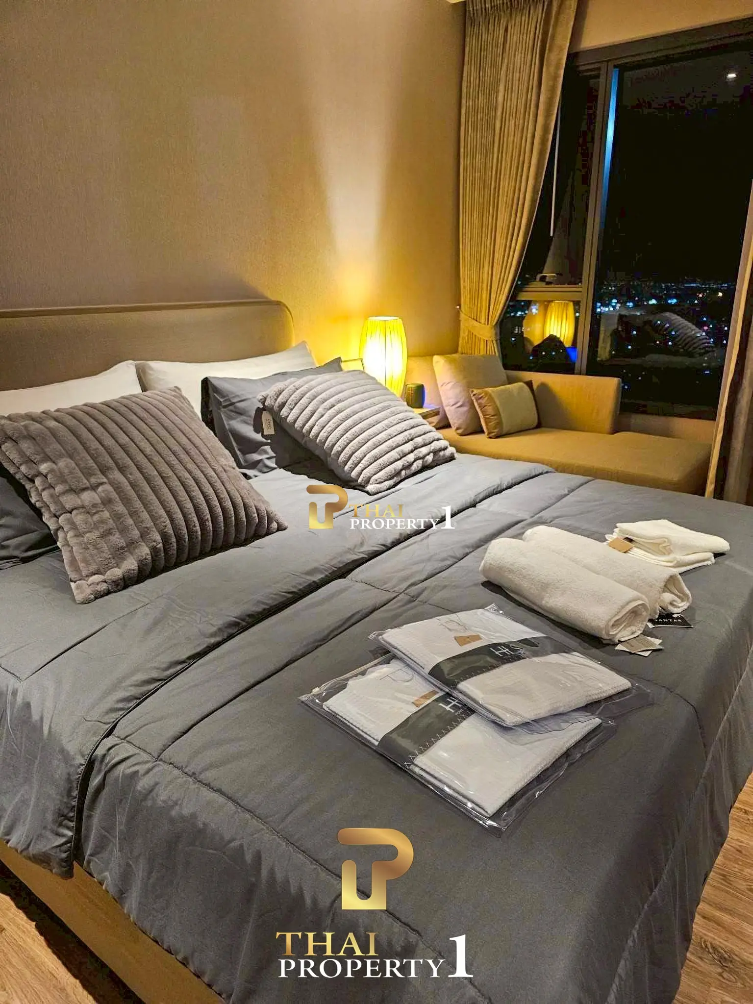 FOR SALE – Fully Furnished City View Condo at Once Pattaya 1-Bedroom High Floor
