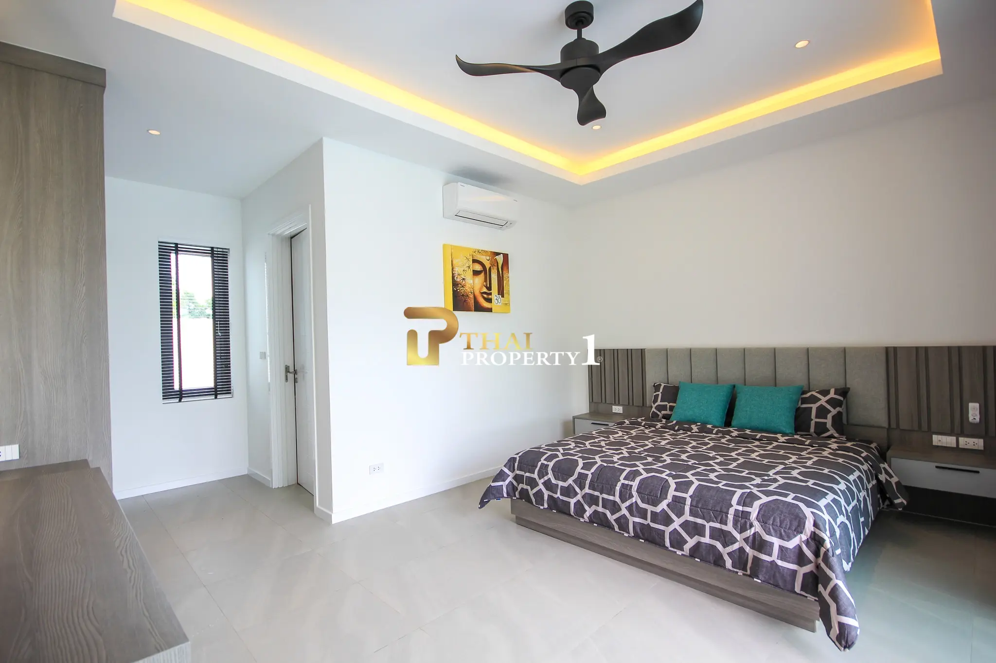 Eksklusiv ny 3-roms villa med privat svømmebasseng på Highland Villas 3, Hua Hin