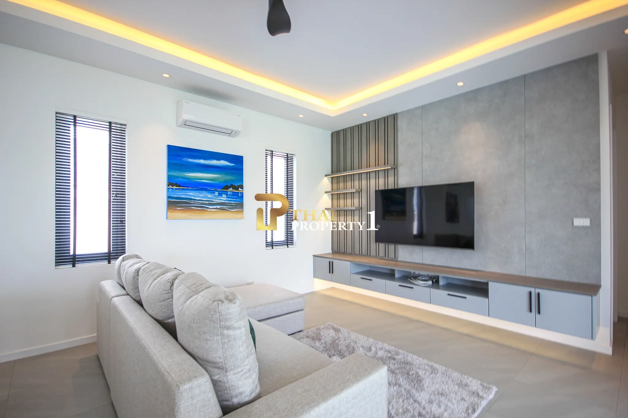 Eksklusiv ny 3-roms villa med privat svømmebasseng på Highland Villas 3, Hua Hin