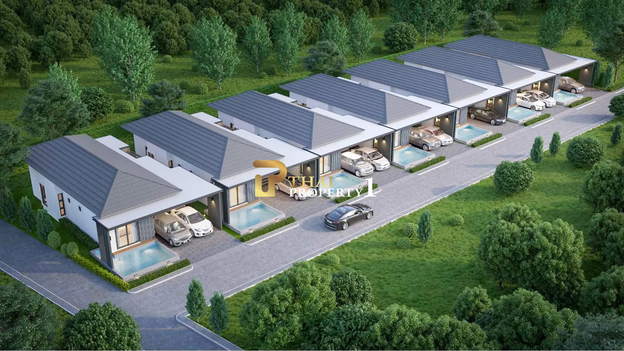 Pre-Sale Modern Pool Villa in Huai Yai - Chaiyapruek 2, Only 7 Units Available, Near Jomtien Beach Pattaya