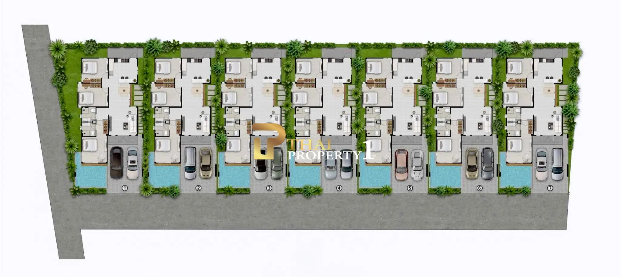 Pre-Sale Modern Pool Villa in Huai Yai - Chaiyapruek 2, Only 7 Units Available, Near Jomtien Beach Pattaya