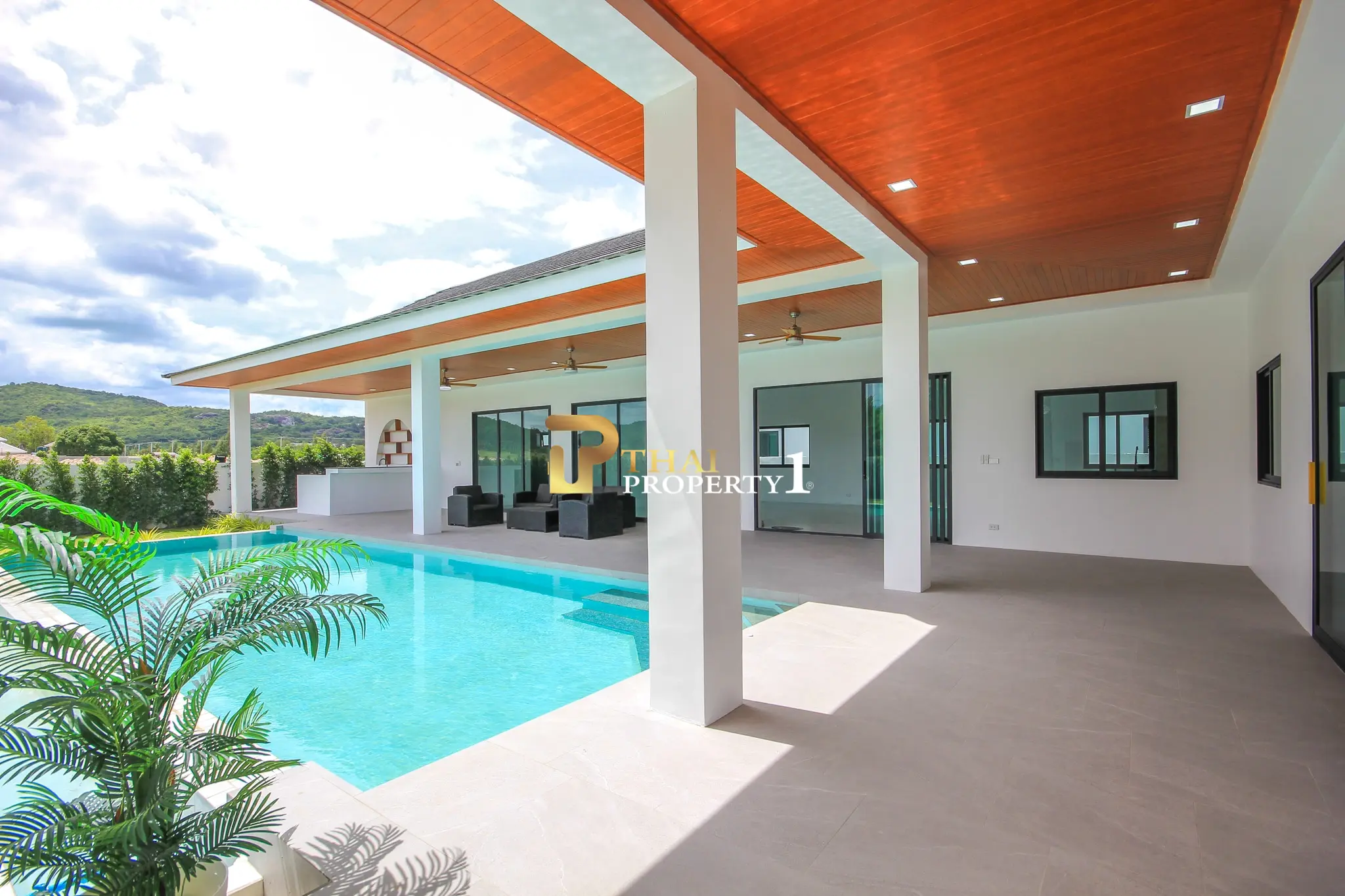 Luxury 4-Bedroom Mountain View Pool Villa for Sale – Soi 112, Hua Hin