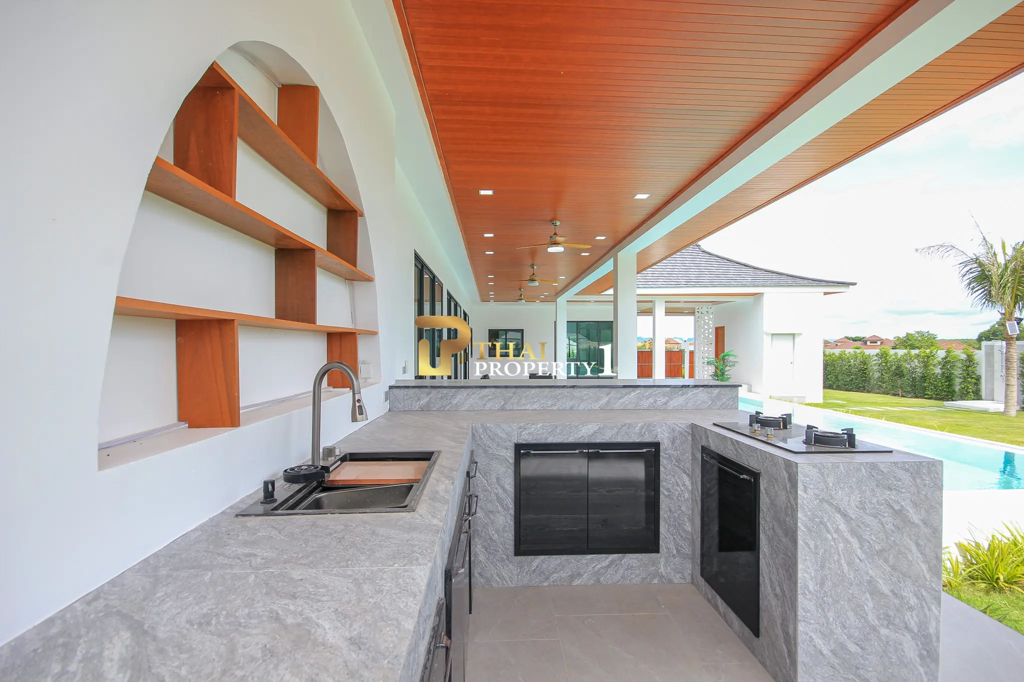 Luxury 4-Bedroom Mountain View Pool Villa for Sale – Soi 112, Hua Hin